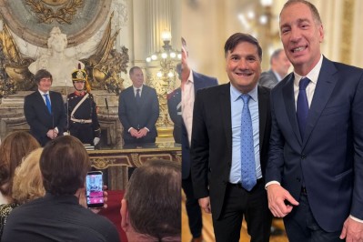 Darío Kubar, en Casa Rosada: hubo foto con Diego Santilli y con Karina Milei