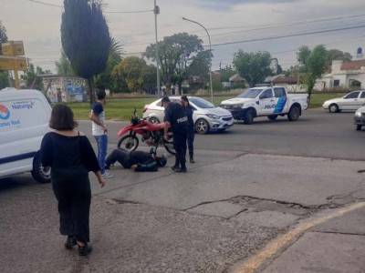 Otra vez la Ruta 7 fue escenario de un accidente vial: una persona resultó herida