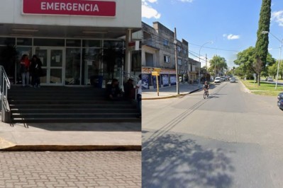 Motociclista recibi&oacute; fuertes heridas tras un choque con un auto en pleno centro rodriguense