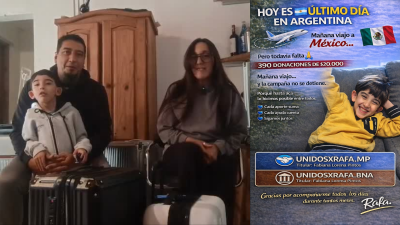 La despedida de Rafa, que se va a M&eacute;xico para un tratamiento clave: c&oacute;mo colaborar antes del viaje