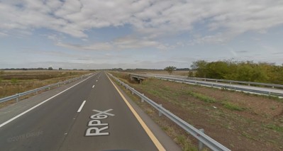 Vuelco en Ruta 6: un hombre fue hospitalizado tras un accidente cerca del arroyo de Arias
