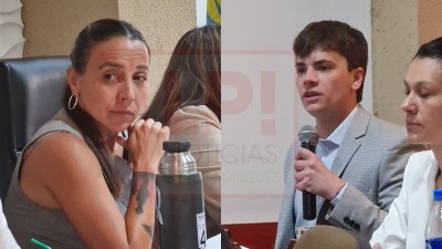 Video: el "reto" de la presidenta del HCD al joven concejal libertario Agust&iacute;n Rossi