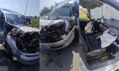 Piden ayuda solidaria para vecino de barrio Bicentenario tras un grave accidente vial