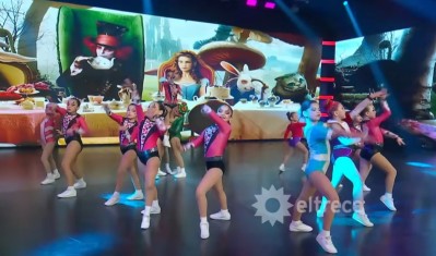 Video: mini gimnastas de una escuela rodriguense brillaron en el programa de Guido Kaczka
