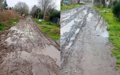 Enojo vecinal en barrio Los Naranjos: piden hace un año el arreglo de una calle