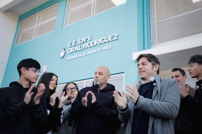 C&oacute;mo son las nuevas escuelas secundarias N&ordm; 6 y N&ordm; 14 inauguradas por Kicillof en General Rodr&iacute;guez