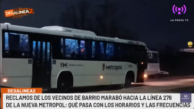 Vecinos de barrio Marab&oacute; reclamaron por el mal servicio de la l&iacute;nea 276: "sentimos que se nos r&iacute;en en la cara"