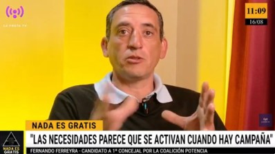 Fernando Ferreyra busca terminar con la polarización local: "con los mismos de siempre no se cambia nada"