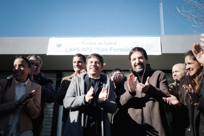 Con la presencia de Kicillof, reabri&oacute; el CAPS N&ordm; 2 de Mi Rinc&oacute;n tras m&aacute;s de un a&ntilde;o de obras