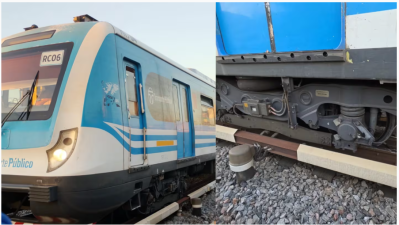 Otra vez descarril&oacute; una formaci&oacute;n del Tren Sarmiento: cancelaciones y servicio limitado