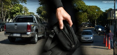 Le robaron la ri&ntilde;onera con dinero de su camioneta cuando fue a comprar algo para comer