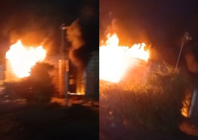 Denuncia por abuso termin&oacute; con furia vecinal y una casa en llamas en el barrio Parque Granaderos