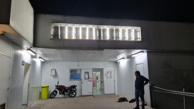 Dos personas debieron ser llevadas al hospital tras un choque en Ruta 7, una tuvo graves lesiones