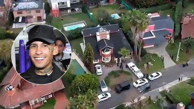El extraño incidente que sufrió L-Gante en su casa de un country del Conurbano