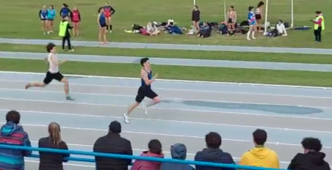 Una flecha: así corrió Nacho Cabrera, nuevo campeón argentino de atletismo