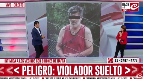 "Cuidá a las nenas": TV nacional vino a un barrio atemorizado por un hombre denunciado como abusador