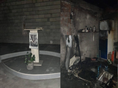 Una iglesia en barrio Vista Linda sufrió un devastador incendio y ahora necesitan ayuda de la comunidad