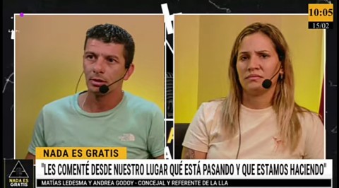 Matías Ledesma dijo que "todos los concejales deberían haber ido a las marchas por seguridad"