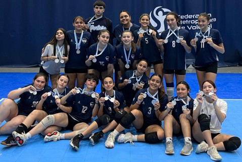 Crece el voley rodriguense: las chicas sub-14 del PAC brillaron en una copa metropolitana