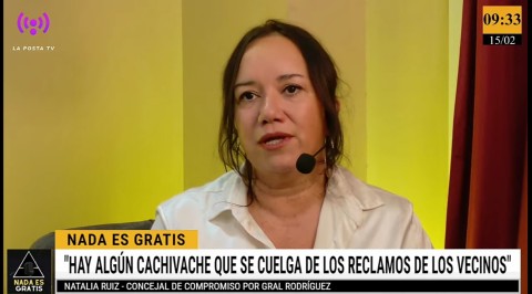 Natalia Ruiz: “Termino mi mandato el 10 de diciembre y no renuevo”