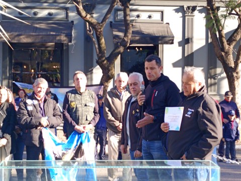 Gral Rodr&iacute;guez homenaje&oacute; a los ca&iacute;dos y sobrevivientes del crucero ARA General Belgrano