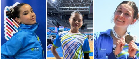 Mientras la delegación rodriguense sigue sumando medallas, algunos atletas pasaron por Contame La Posta