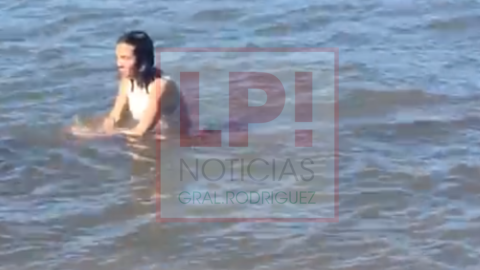 Video exclusivo: así fueron los últimos instantes de Valentina antes de ser arrastrada por el río Negro