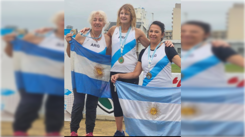 El grupo de atletismo máster de General Rodríguez y una destacada actuación a nivel internacional