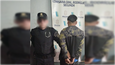 Informaron la aprehensión del conductor de una moto robada