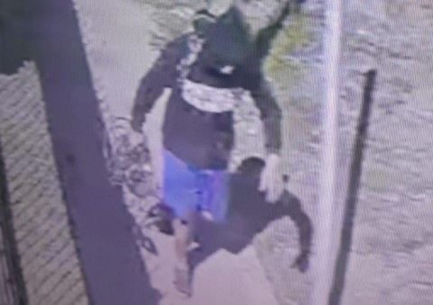 Buscan identificar a un ladrón que entró a robar a un taller gráfico en barrio Villa Vengochea