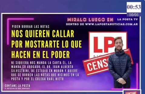 Un oftalmólogo que quiere que no veas: intento de censura de exfuncionario municipal