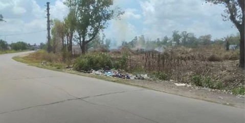 Un basural "nuevo" que crece y preocupa a los vecinos de un barrio rodriguense