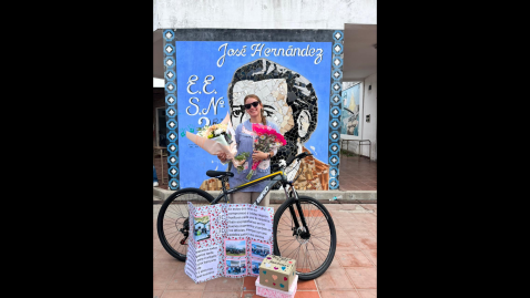 Sufri&oacute; el robo de su bicicleta, pero sus estudiantes tuvieron un gesto conmovedor: "no me esperaba algo as&iacute;"