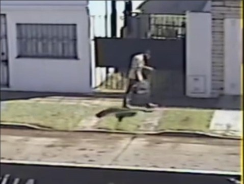 Video: con una extraña maniobra, le abrieron el auto y le robaron sus elementos de trabajo a la luz del día
