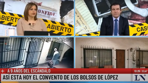 Se entregó José López y volvió a salir en TV Nacional el convento de Gral. Rodríguez