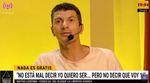 Matías Ledesma admitió que "la decisión del armado (de candidaturas) no está acá en General Rodríguez"