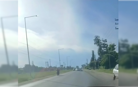 Motociclista result&oacute; fuertemente herido tras chocar con otro veh&iacute;culo en un cruce de Ruta 7