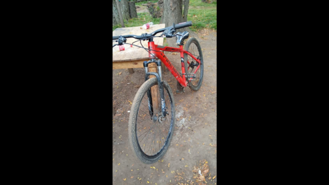 Mientras hac&iacute;a las compras, le robaron la bicicleta con la que va al colegio