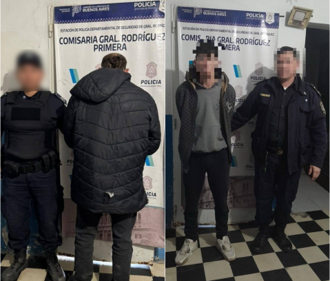 Comunicaron la detención de dos delincuentes con pedido de captura