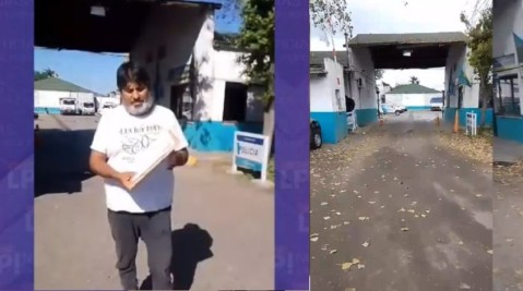 Vecino rodriguense volvió a llevar reclamos por seguridad a Puente 12: "la próxima vamos a hacer un acampe"