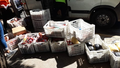 Operativo de tránsito terminó con secuestro de mercadería de una camioneta