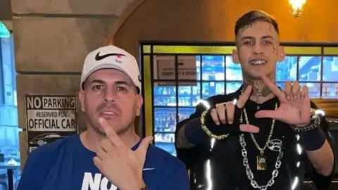 Se filtró el motivo de la escandalosa pelea entre L-Gante y su representante en plena calle