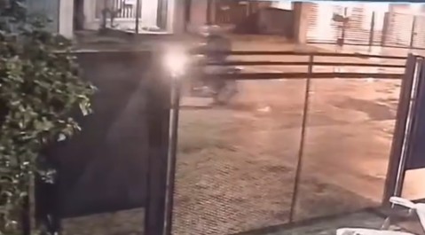 Video: le robaron dos motos en barrio Raffo y ofrece recompensa