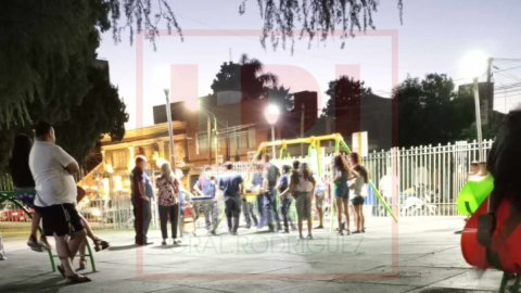 Un nene se accidentó en los juegos de la Plaza Central y fue trasladado al Hospital