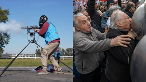 General Rodríguez fue escenario de la reconstrucción del disparo que marcó las marchas de los jubilados