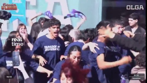 Estudiantes de una escuela de General Rodríguez se ganaron un viaje de egresados en un streaming de Olga