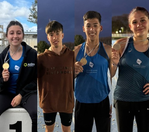 La legión de atletas rodriguenses brilló en el Campeonato Argentino U20