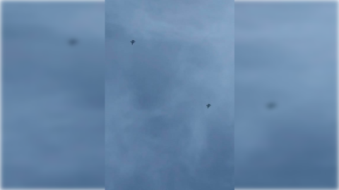 Video: así fue el paso de los aviones F-16 por General Rodríguez rumbo al acto central en Córdoba