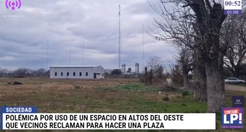 Polémica por uso de un espacio en Altos del Oeste que vecinos reclaman para hacer una plaza