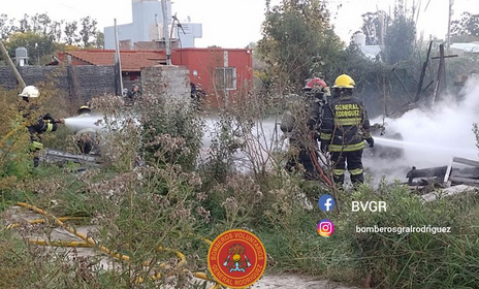 Barrio Marabó: Un incendio en una vivienda dejó un herido